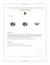 1.41 Ct. Alexandrite from Ceylon (Sri Lanka) Appraisal