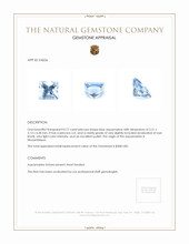 0.77 Ct. Aquamarine from Mozambique Appraisal