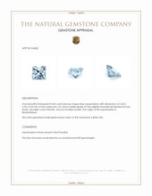 0.84 Ct. Aquamarine from Mozambique Appraisal