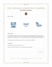 0.87 Ct. Aquamarine from Mozambique Appraisal
