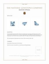 0.98 Ct. Aquamarine from Mozambique Appraisal