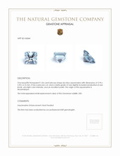 1.06 Ct. Aquamarine from Mozambique Appraisal