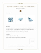 1.12 Ct. Aquamarine from Mozambique Appraisal