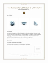 0.43 Ct. Aquamarine from Mozambique Appraisal