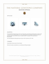 0.43 Ct. Aquamarine from Mozambique Appraisal