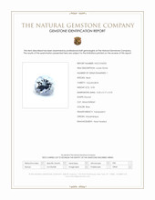0.50 Ct. Aquamarine from Mozambique Scan Report