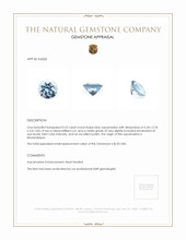 0.52 Ct. Aquamarine from Mozambique Appraisal