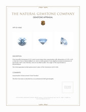 0.22 Ct. Aquamarine from Mozambique Appraisal