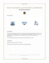 0.22 Ct. Aquamarine from Mozambique Appraisal