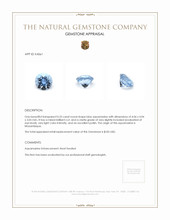 0.25 Ct. Aquamarine from Mozambique Appraisal