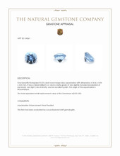 0.25 Ct. Aquamarine from Mozambique Appraisal