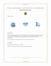 0.31 Ct. Blue Aquamarine from Mozambique Appraisal