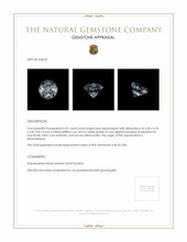 0.52 Ct. Aquamarine from Mozambique Appraisal