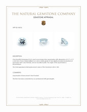 0.62 Ct. Aquamarine from Mozambique Appraisal