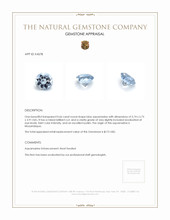 0.66 Ct. Aquamarine from Mozambique Appraisal