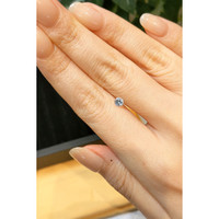 0.26 Ct. Aquamarine from Mozambique Life Style