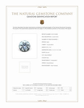 0.41 Ct. Blue Aquamarine from Mozambique Scan Report