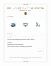0.87 Ct. Aquamarine from Mozambique Appraisal