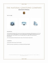 0.87 Ct. Aquamarine from Mozambique Appraisal