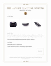 1.28 Ct. Spinel from Ceylon (Sri Lanka) Appraisal