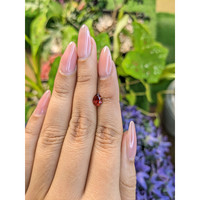 0.86 Ct. Garnet from Ceylon (Sri Lanka) Life Style