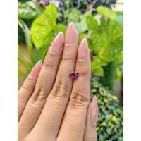1.30 Ct. Rhodolite Garnet from Ceylon (Sri Lanka) Life Style