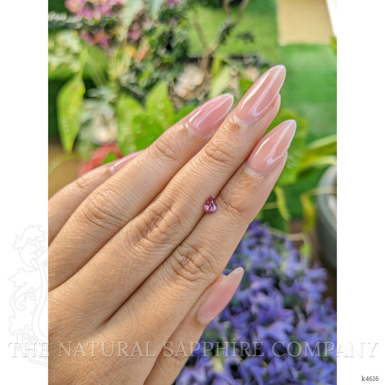 0.36 Ct. Rhodolite Garnet from Ceylon (Sri Lanka)