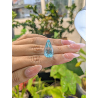 10.68 Ct. Aquamarine from Ceylon (Sri Lanka) Life Style