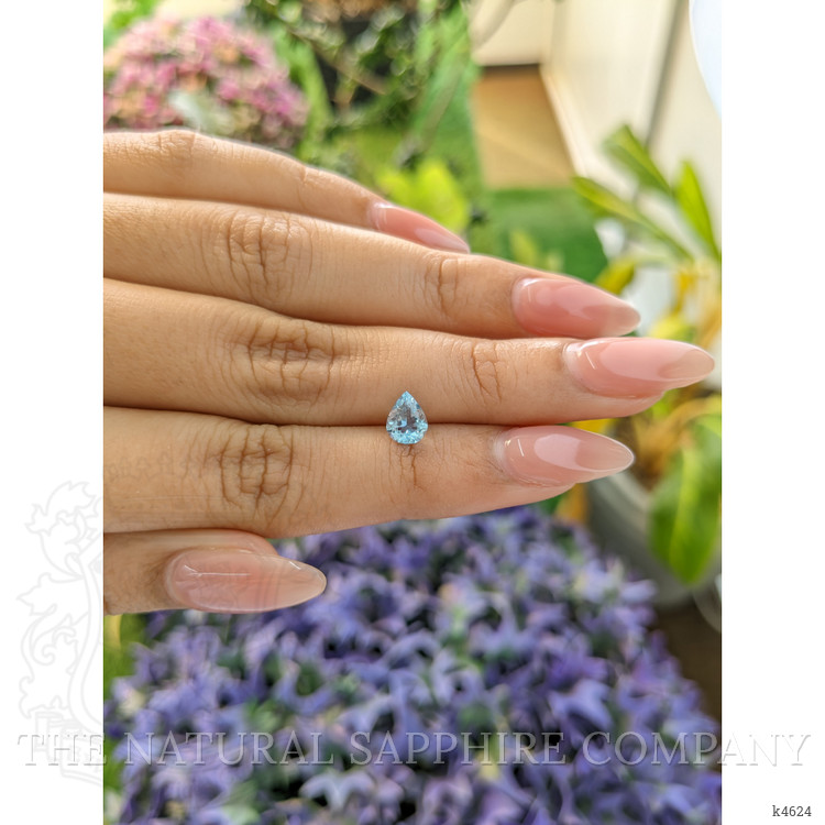 0.63 Ct. Aquamarine from Ceylon (Sri Lanka)