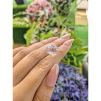 7.86 Ct. Morganite from Brazil Life Style