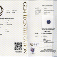 5.24 Ct. Spinel from Tanzania Scan Report