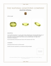 1.21 Ct. Chrysoberyl from Madagascar Appraisal