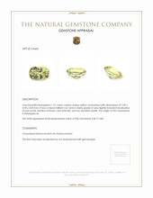 1.21 Ct. Chrysoberyl from Madagascar Appraisal