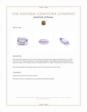 3.93 Ct. Spinel from Ceylon (Sri Lanka) Appraisal