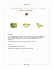 1.24 Ct. Chrysoberyl from Madagascar Appraisal