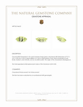 1.05 Ct. Chrysoberyl from Madagascar Appraisal