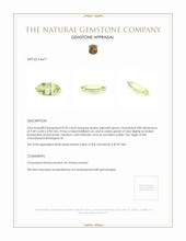 0.95 Ct. Chrysoberyl from Madagascar Appraisal