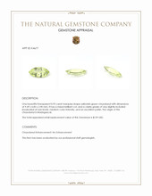 0.95 Ct. Chrysoberyl from Madagascar Appraisal