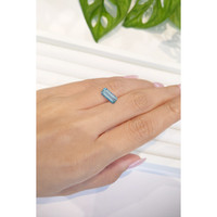 1.62 Ct. Aquamarine from Mozambique Life Style
