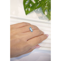 1.73 Ct. Aquamarine from Mozambique Life Style