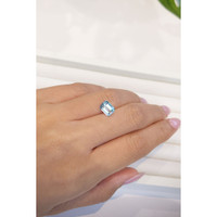 1.77 Ct. Aquamarine from Mozambique Life Style
