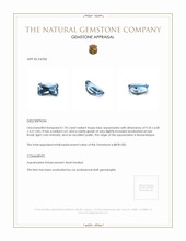 1.95 Ct. Aquamarine from Mozambique Appraisal