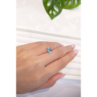 1.95 Ct. Aquamarine from Mozambique Life Style