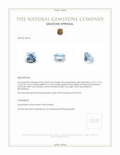 0.46 Ct. Aquamarine from Mozambique Appraisal
