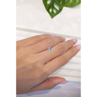 0.46 Ct. Aquamarine from Mozambique Life Style
