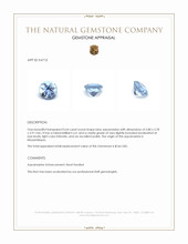 0.64 Ct. Aquamarine from Mozambique Appraisal