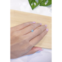 0.64 Ct. Aquamarine from Mozambique Life Style