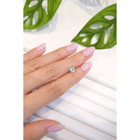 0.72 Ct. Aquamarine from Mozambique Life Style