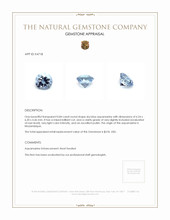 0.84 Ct. Aquamarine from Mozambique Appraisal