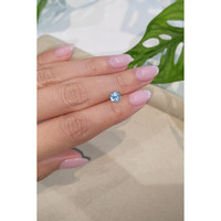 0.84 Ct. Aquamarine from Mozambique Life Style